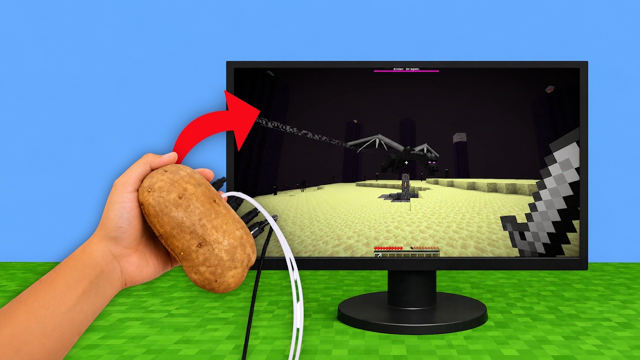 Beating Minecraft With a Potato