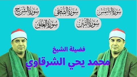 ابداع راااااااائع في تلاوة قصار السور لفضيلة الشيخ محمد يحي الشرقاوي