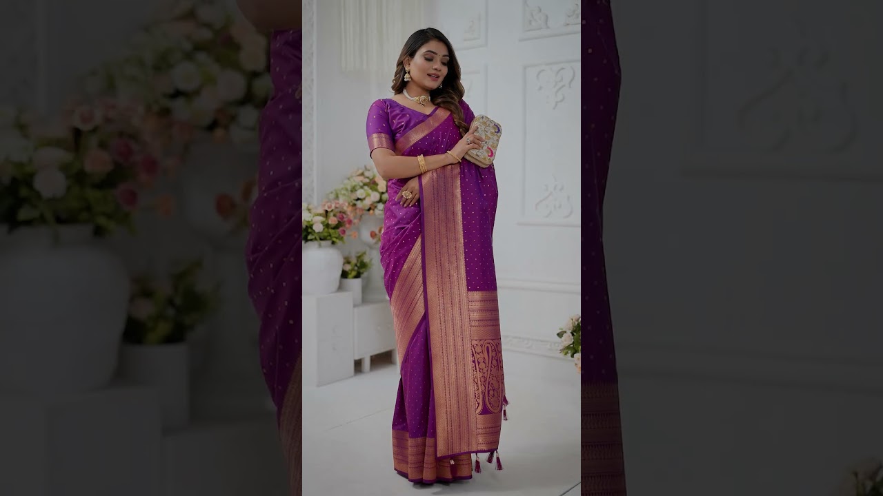 Deep Purple Soft Silk Saree