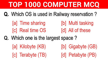 Part -6 | Computer Fundamental MCQ | computer fundamental mcq questions with answers