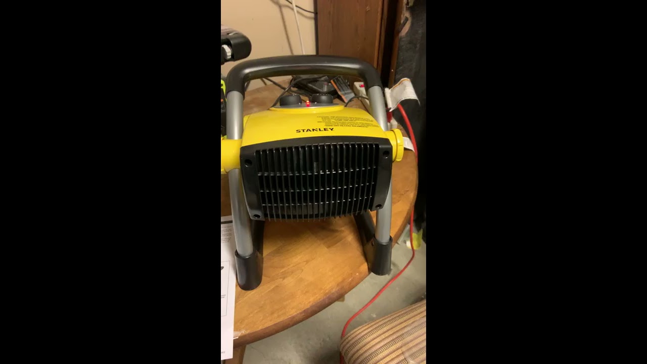 Stanley Portable Space Heater Electric Small Utility Garage Work Shop Ceramic