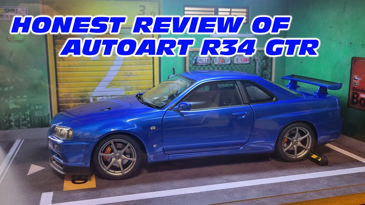 UNBOXING AND REVIEW OF AUTOART NISSAN SKYLINE R34 GTR AND AMAZON