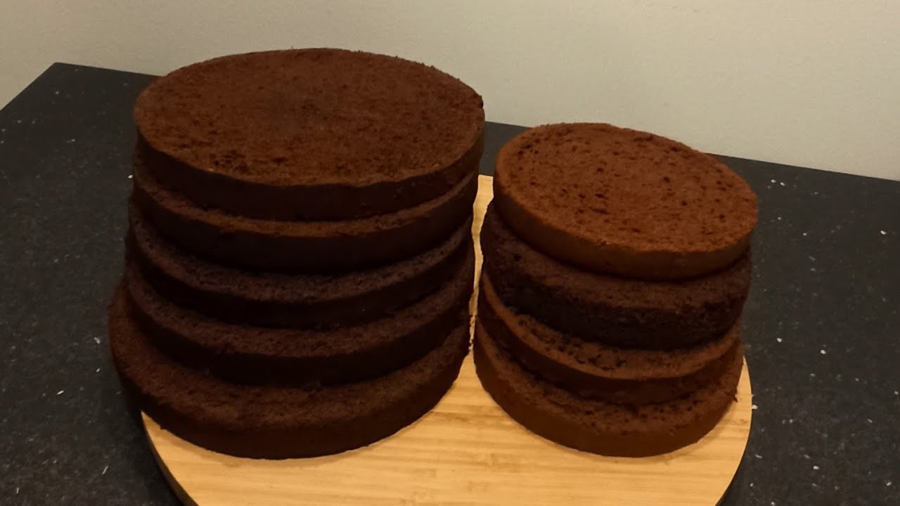 Molly cake au chocolat pour un moule de 15 cm  et un moule de 20 cm de diamètre