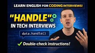 Coding Interview English How To Use Handle Essential Verb For Developers