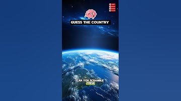GUESS THE COUNTRY🧠 Can you scrambled these Country names? #quiz #shorts #geography #challenge