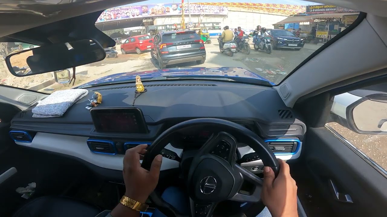 Morning Drive to Office in Bangalore 🌤️ | Tata Punch ASMR | Calm City Commute