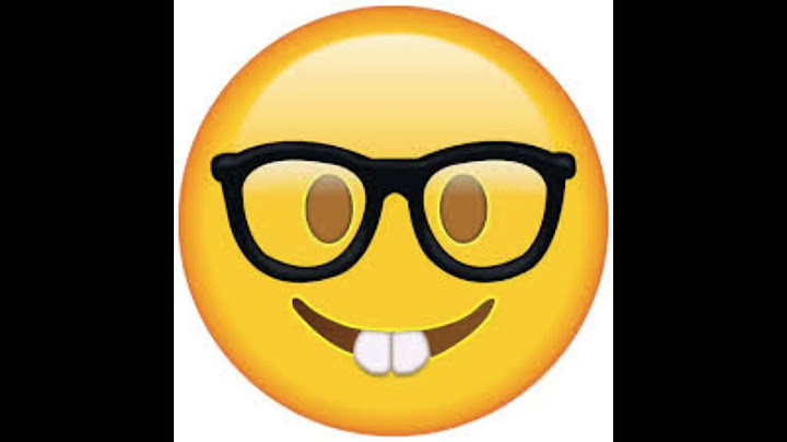 Nerd emoji meme