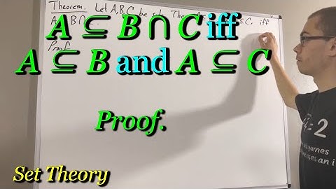 Prove A ⊆ B ∩ C iff A ⊆ B and A ⊆ C [ILIEKMATHPHYSICS]