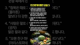 좋은글|인간관계 명언모음 5가지 #인간관계명언 #좋은지식 #마음공부