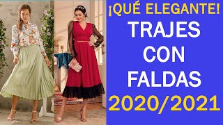 Conjuntos MÁS ELEGANTES CON FALDAS 2020/2021 # 54