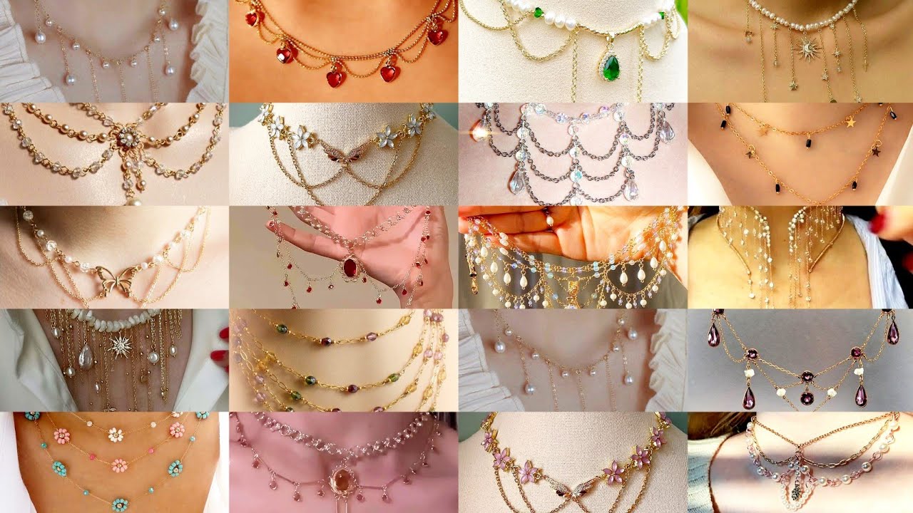 1gram gold plated necklace design collection 