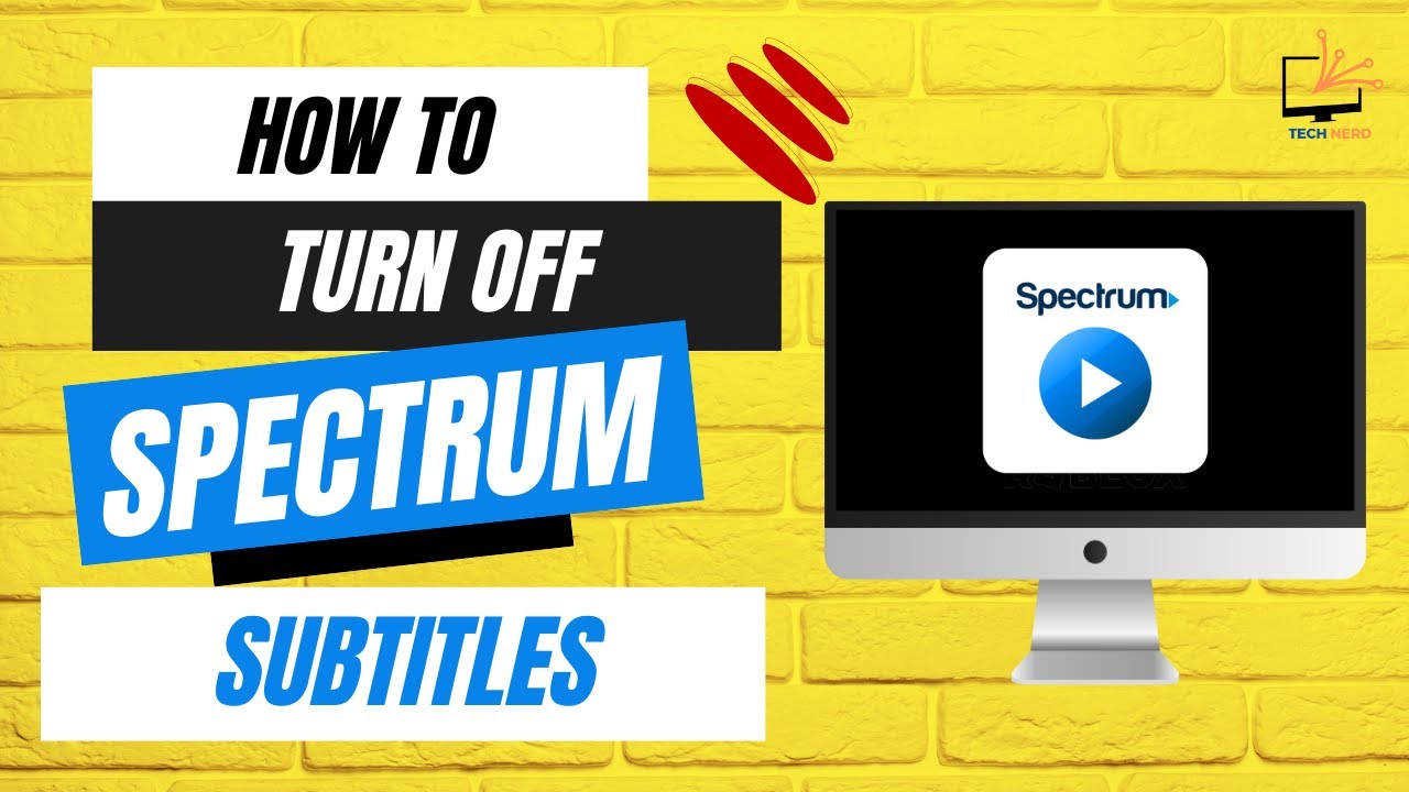 How to Turn off Subtitles on Spectrum TV (Easy Guide) - YouTube