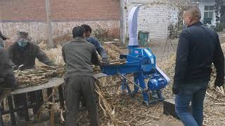 Weiwei Chaff Cutter Shredder Hay Corn Straw For Livestock Farming Feed Processing Machines Video