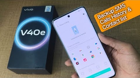 Vivo V40e 5G | एसएमएस, कॉल इतिहास और संपर्क सूची का पूरा डेटा बैकअप | विवो में डेटा बैकअप कैसे करें