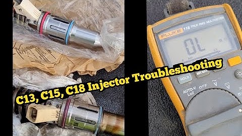 #caterpillar C13, C15, C18 Quick  Injector Troubleshooting