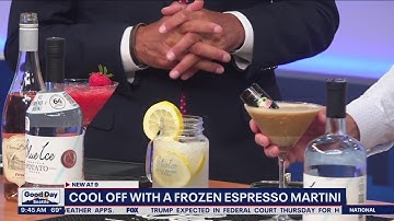 Cool off with a frozen espresso martini!