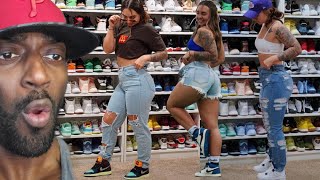 THE FINEST FEMALE SNEAKERHEAD PART 2 | THICK WHITE GIRL WITH HEAT @AbbyBerner