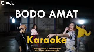 Karaoke BODO AMAT (Female) C=do | Julia Vio - Ihsan Aoi | Karaoke
