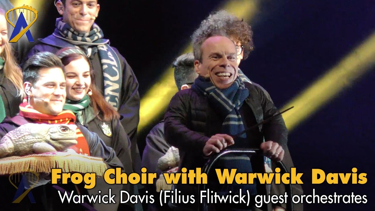 Celebration of Harry Potter Frog Choir conducted by Warwick Davis