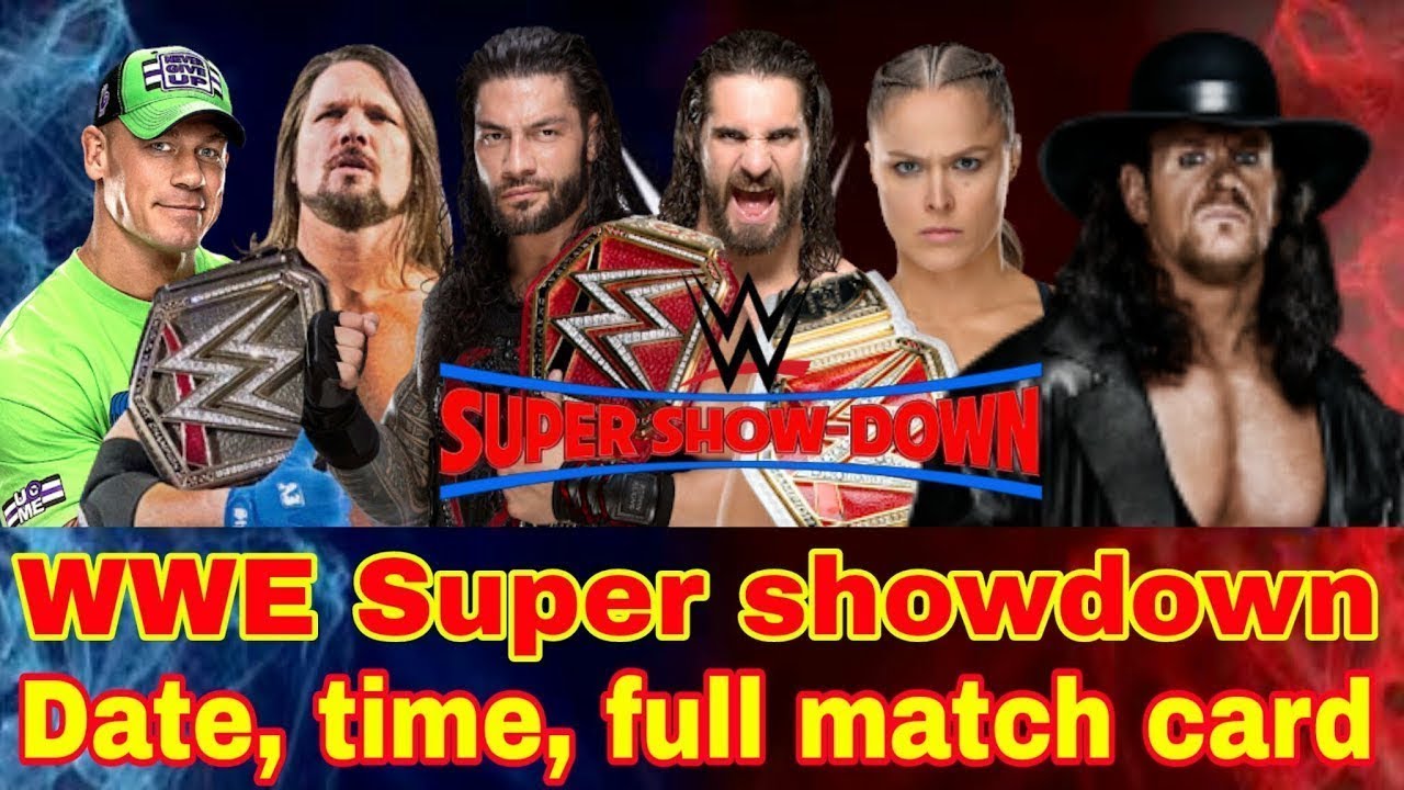 WWE Super Show-Down Date, Matches, Card, Predictions, Rumors