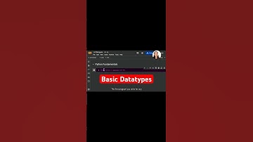 Learn Python Basic Datatypes Using Google Colab #pythontutorial #colab