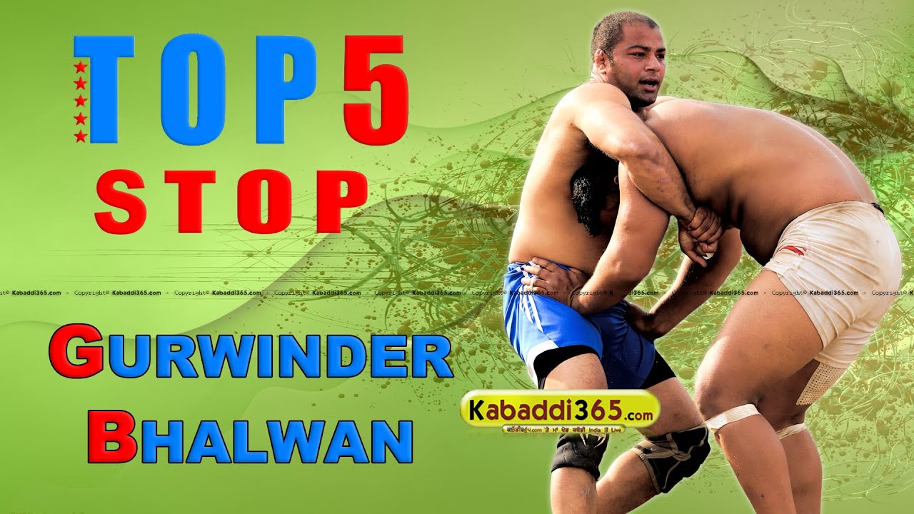 Top 5 Stop Gurwinder Bhalwan at Kabaddi Tournament