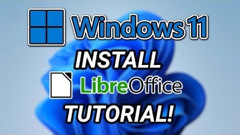 HOW TO INSTALL LIBREOFFICE 25.2.6 IN WINDOWS 11(NO COMMENTARY)| Gaurav