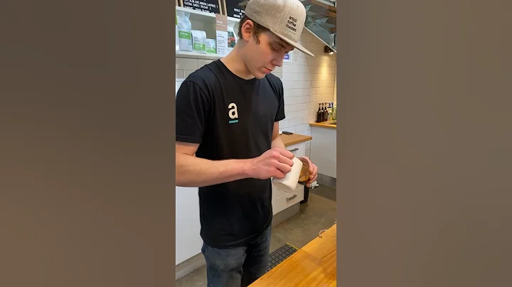 Our young barista in training working on his heart pours ❤️☕️ #coffeeskills #latteart #latte #cafe