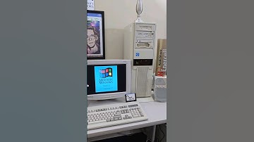 90s Computing - Windows 3.11 startup sequence #asmr