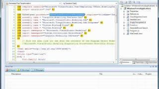 Generate Code From DSL Diagrams with T4 Text Template - tangible T4 Editor