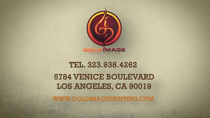 Presentation Folder Printing in Los Angeles by Gold Image Printing