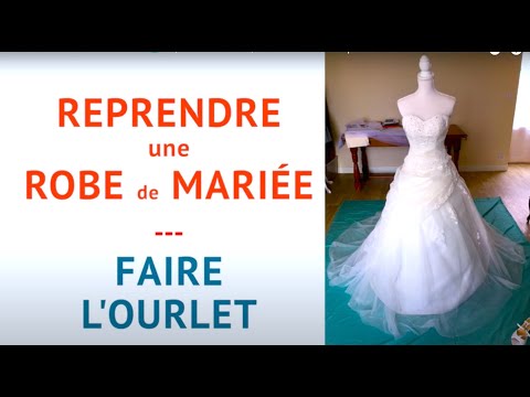 Vidéo: Ce Qui Se Cache Sous L'ourlet D'une Robe De Mariée