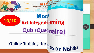 Module 6: Art integrated learning || मोड्यूल 6:कला समेकित शिक्षा || KVS || NVS || DOE Delhi || CBSE