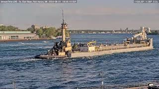 Caroline McKee & Commander    passing Port Huron on Aug 31st, 2024