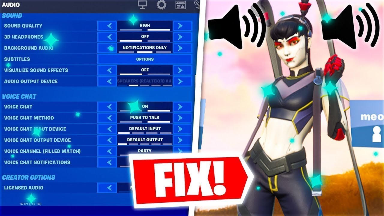 How do I fix voice chat issues in Fortnite? - Fortnite Support