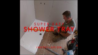 How to install a resin shower tray on a wooden floor (Ensuite part 1)