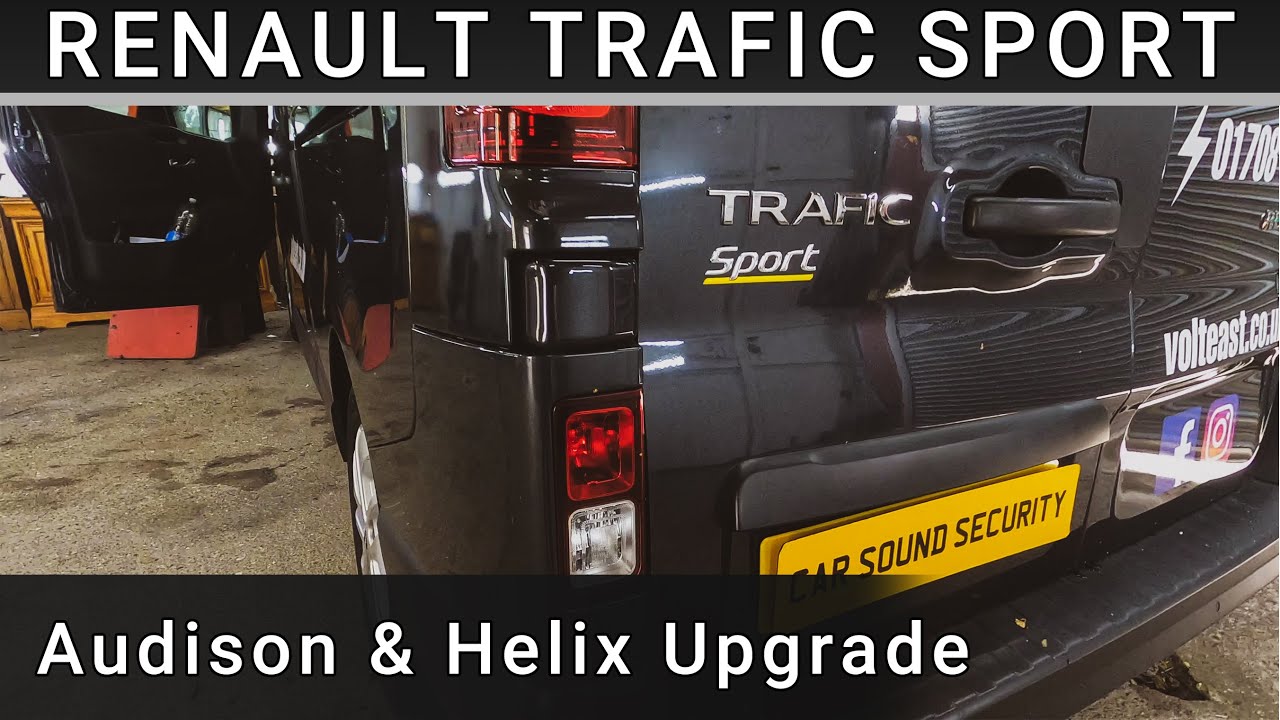 Renault Trafic Sport 2018 Audison & Helix Sound System Upgrade With Helix Subwoofer Hidden