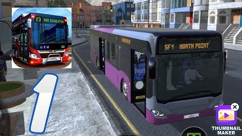Bus Simulator 2023 - Gameplay Walkthrough Part 1 - San Francisco Route 1-2