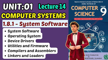 Chapter 1 Computer Systems | System Software | Class 9 Computer Science Federal Board Book 2025