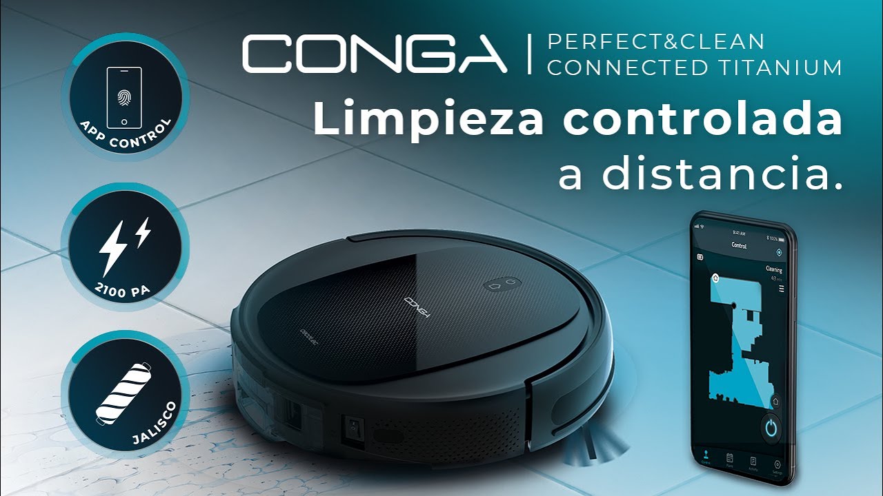 Aspirador Robot CECOTEC Conga Perfect&Clean Con Ti - Devoraprecios