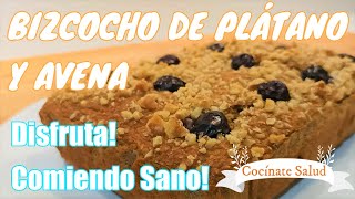 HAZ ESTE BIZCOCHO DE PLÁTANO Y AVENA Y TRIUNFA CON TUS INVITADOS