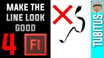 How to make the brush look good in Adobe Flash / Why your lines look ugly  when you draw in Flash 4