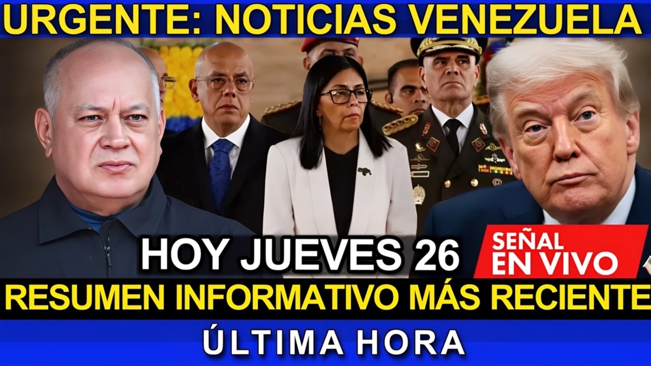 🚨 ÚLTIMA HORA 🔴 ¡URGENTE EFECTO TRUMP EN VENEZUELA! CAYÓ T. W. SAAB Y VAN POR DIOSDADO  ¡TRUMP TUMMP