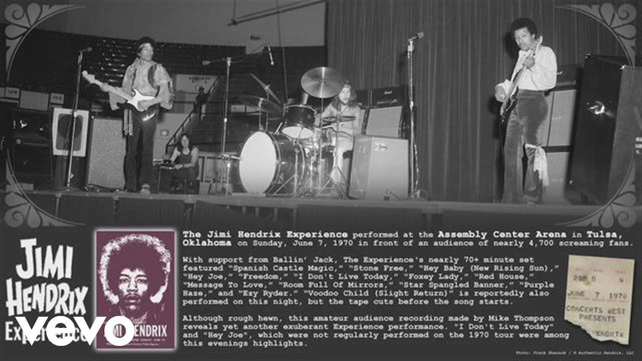 Jimi Hendrix - Hey Joe (Tulsa, OK 1970) (Audio) - YouTube