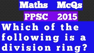 What is a division ring also known as?||Is Z a division ring?||Is the trivial ring a division ring?