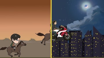 Chibi Attack On Titan Transform to Modern World - Fan Made AOT