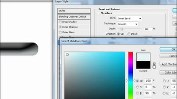 Glossy Blue Button Urdu Tutorial in Photoshop