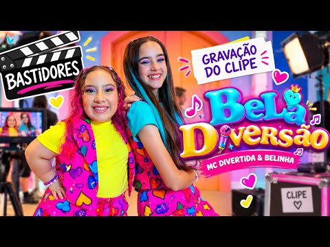 Behind the Scenes of the BELA DIVERSÃO MUSIC VIDEO with MC Divertida and Belinha