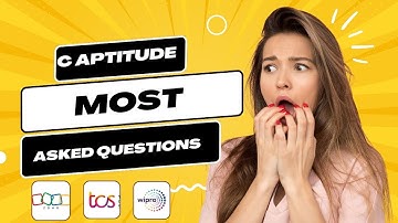 C Aptitude series | Zoho | TCS | Wipro questions