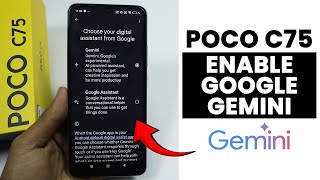 Как включить Gemini Assistant на Poco C75 — Настройка Gemini Assistant screenshot 5